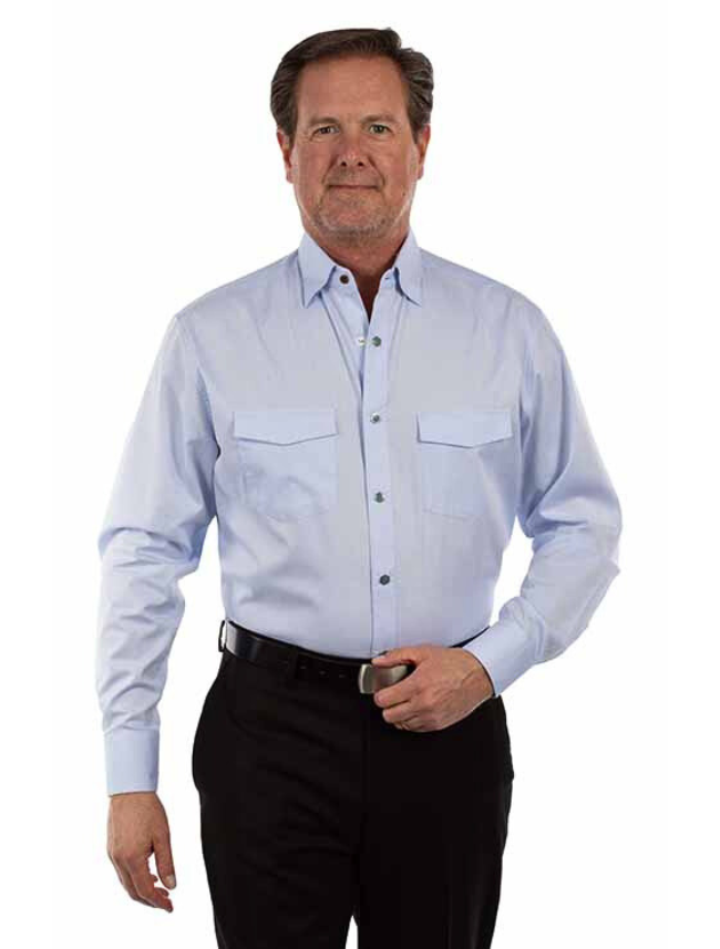 Scully Men's Chambray Dress Shirt