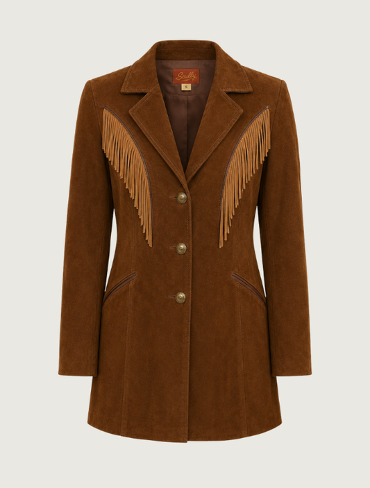 Scully Women's Fringe Detail Suede Coat