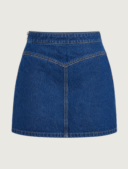 Raisonnel Dark Wash Denim Mini Skirt