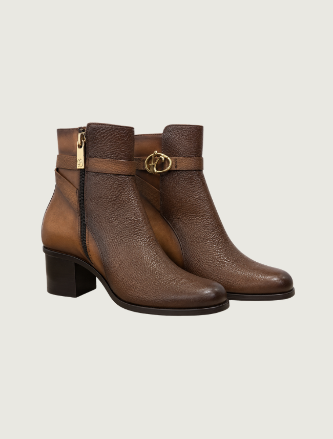 Cuadra Women’s Honey Deer Zipper Round Toe Boots