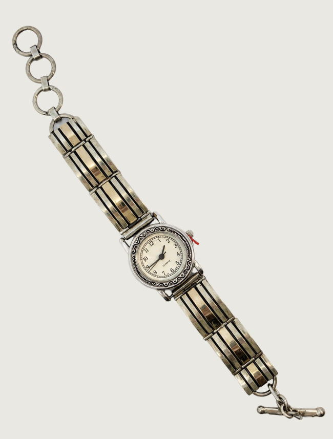 Herbert Begay SS/14KY Link Watch Bracelet