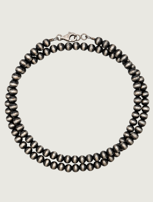 Silver Beaded Necklace