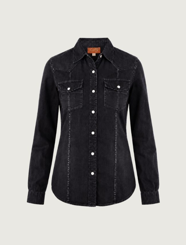 Scully Women's Plain Western Snap Front Shirt