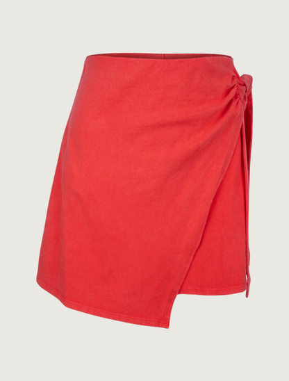 Z Supply Sora Mini Skirt in Red