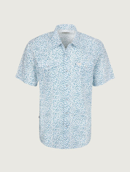 Kimes Ranch Bascom Floral Snap Front Shirt in Blue