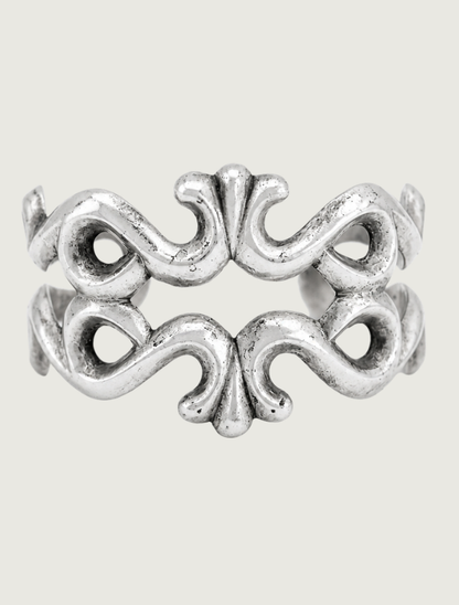 Sterling Silver Ornate Cuff Bracelet