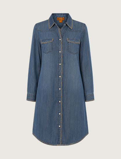 Scully Women's Whipstitch Denim Dress