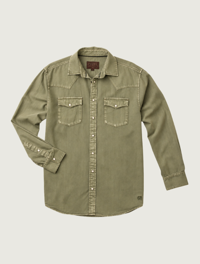 Madison Creek Bisley Western Shirt in Fir