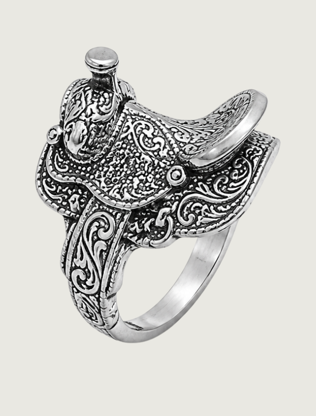 Kabana Sterling Silver Saddle Ring