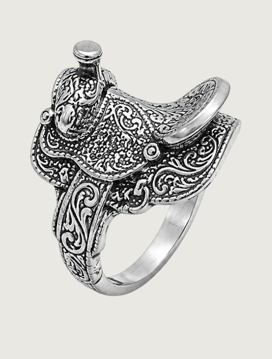 Kabana Sterling Silver Saddle Ring