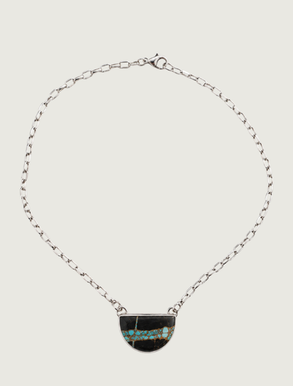 Sterling Silver Turquoise Necklace