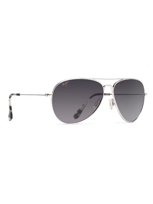 Maui Jim Mavericks in Silver / Neutral Grey