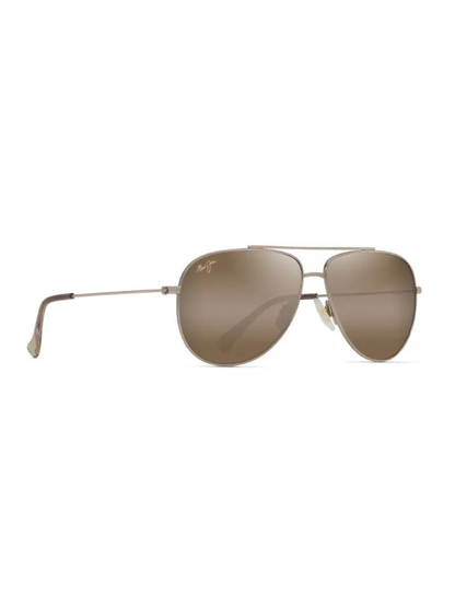 Maui Jim Hau'oli XS in Shiny Light Gold with Brown Grad / HCL Bronze