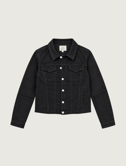 Stacy Bradley Design Snaffle & Chains Black Denim Jacket