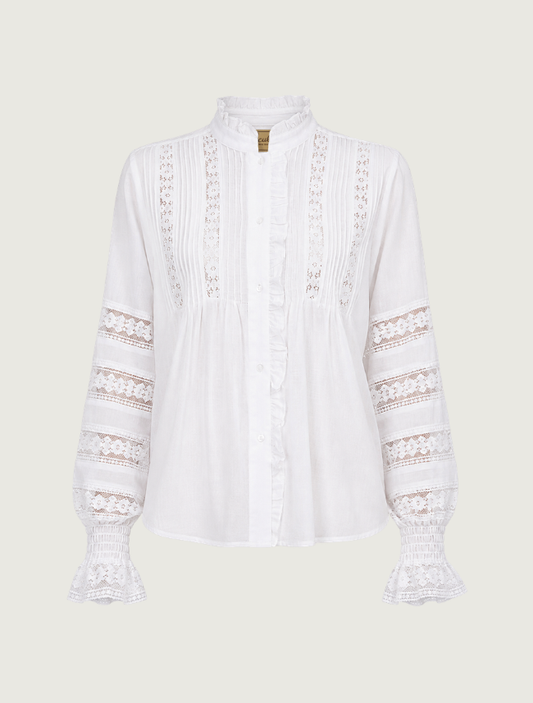 Scully Women's White Lace Blouse