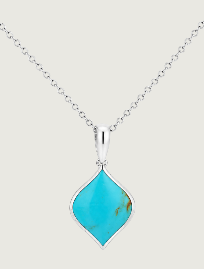 Kabana RP Sterling Silver & Turquoise Necklace