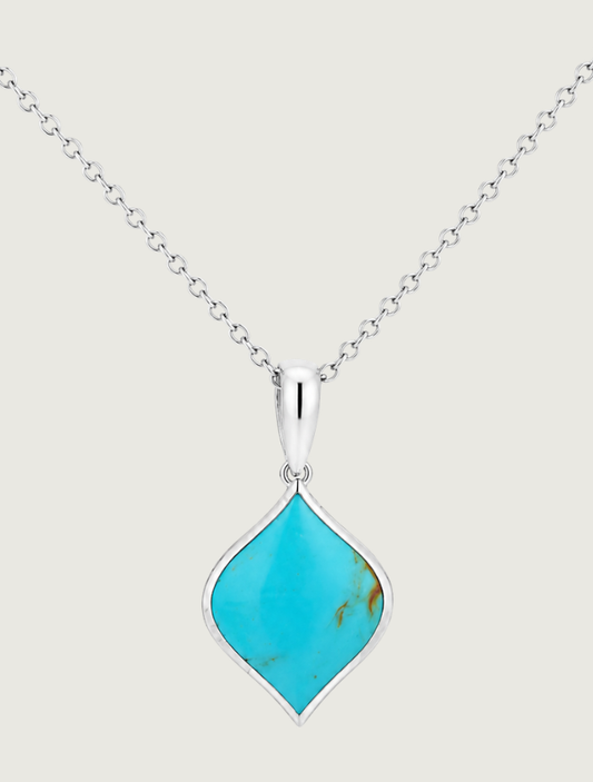Kabana RP Sterling Silver & Turquoise Necklace