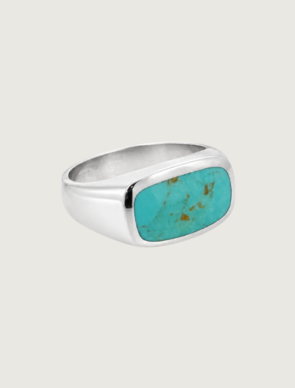 Kabana Men's RP Sterling Silver & Turquoise Ring