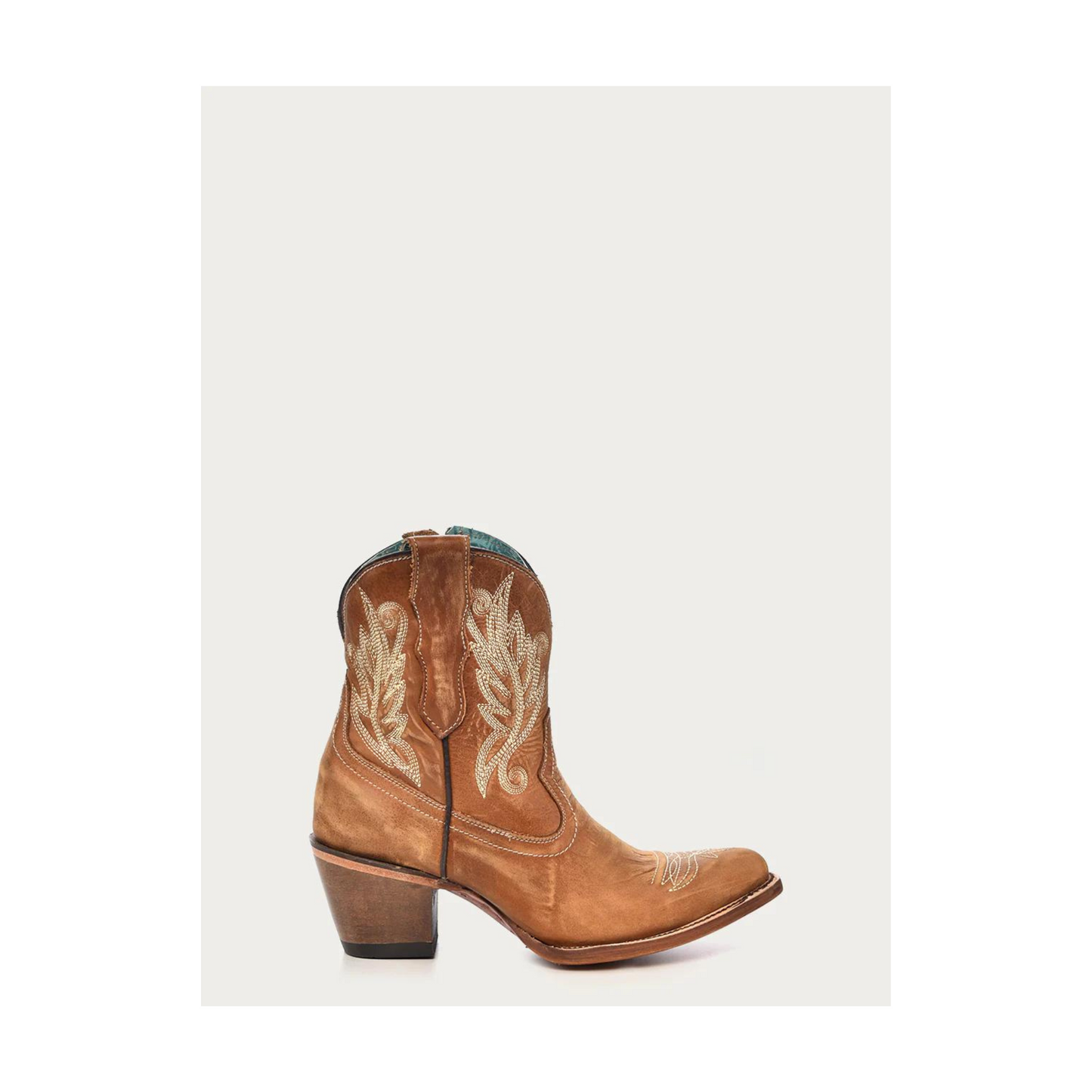 Tan Snip Toe Ankle Boot