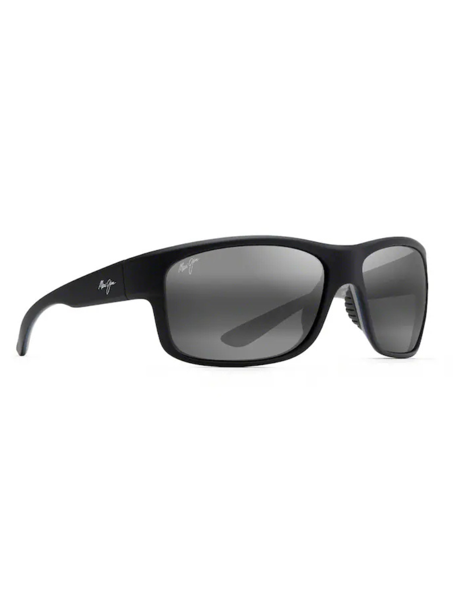 Maui Jim Southern Cross in Soft Black with Sea Blue & Grey / Neutral Grey