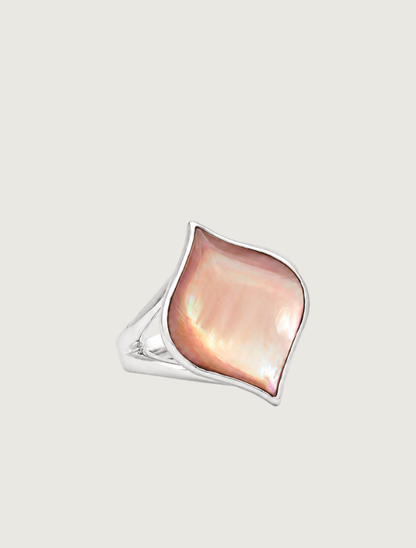 Kabana RP Sterling Silver & Pink Mother of Pearl Ring