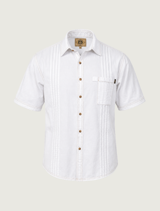 Scully Men's Traveler Short Sleeve Cotton Shirt