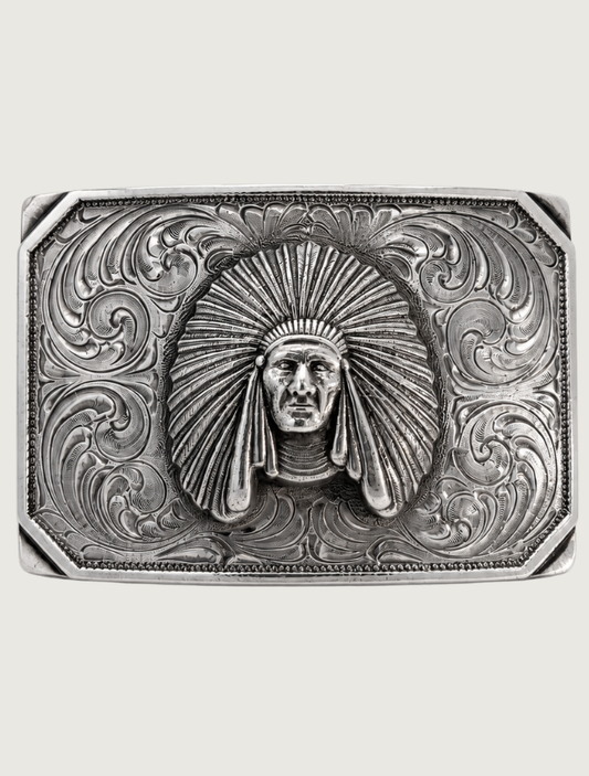 Max Lang Sterling Silver Chief Belt Buckle