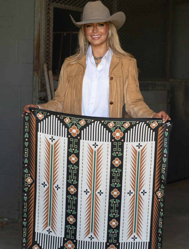 Fringe Scarves "Spirit" Silk Scarf