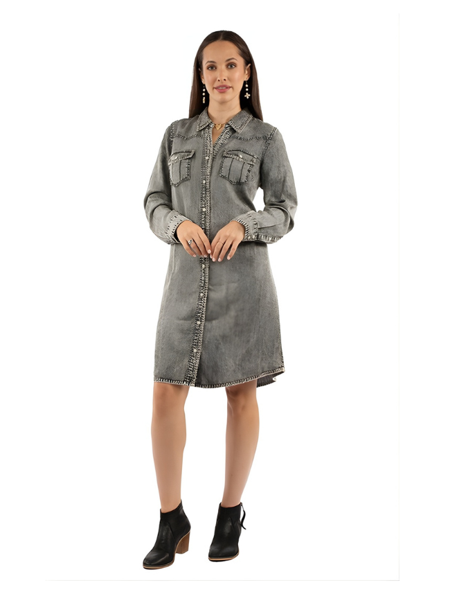 Scully Women's Whipstitch Denim Dress
