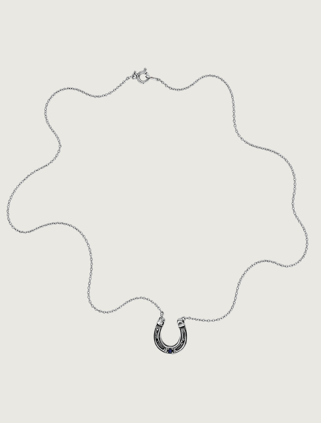 Kabana Sterling Silver Horseshoe Necklace
