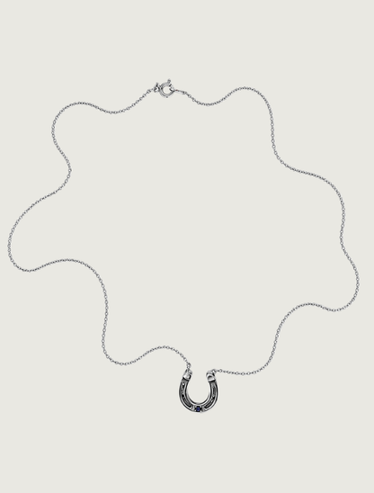 Kabana Sterling Silver Horseshoe Necklace