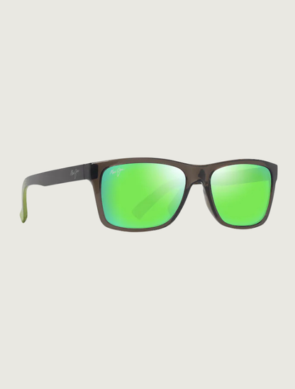 Maui Jim Kowelo in Maui Green / Shiny Transparent Dark Grey with Green