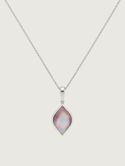 Kabana RP Sterling Silver & Pink Mother of Pearl Necklace