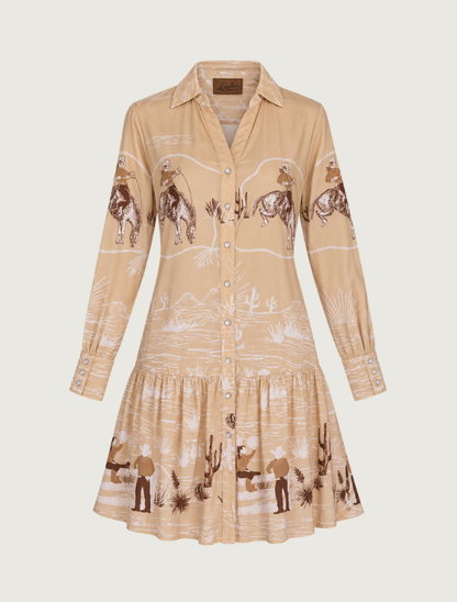 Lovlei Ranch Dakota Dress in Desert
