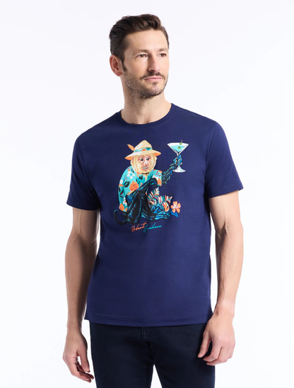 Robert Graham Men's Monkey Vacation Short Sleeve T-Shirt