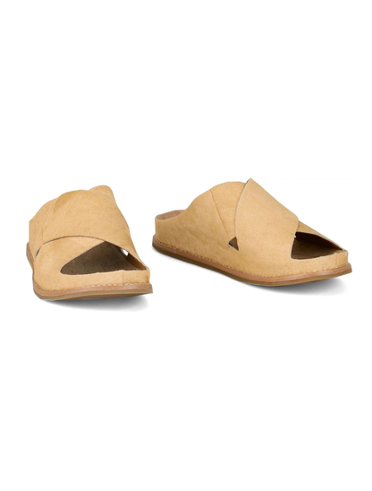 Tony Lama Women's Palmeras Hair-On Sandals in Toasted Tan