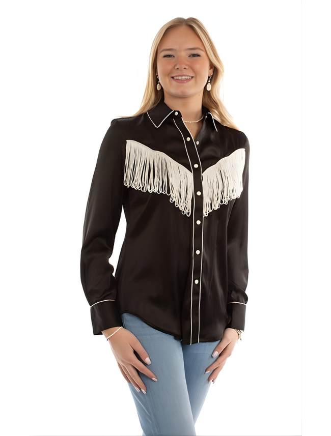 Scully Women's Retro Western Blouse