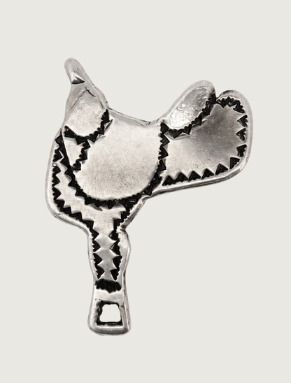 Sterling Silver Saddle Pin