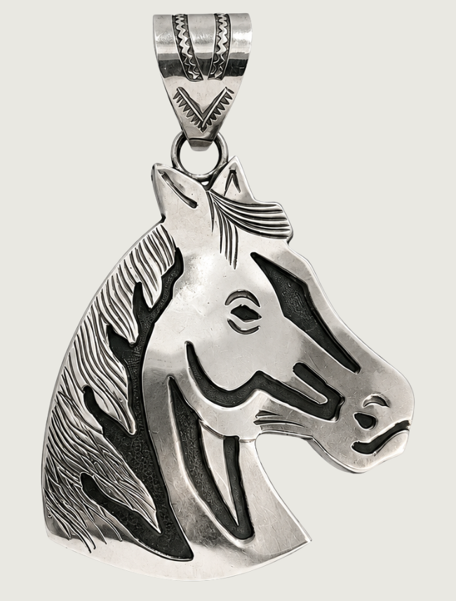 Sterling Silver Horse Pendant