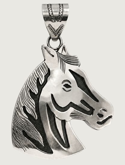 Sterling Silver Horse Pendant