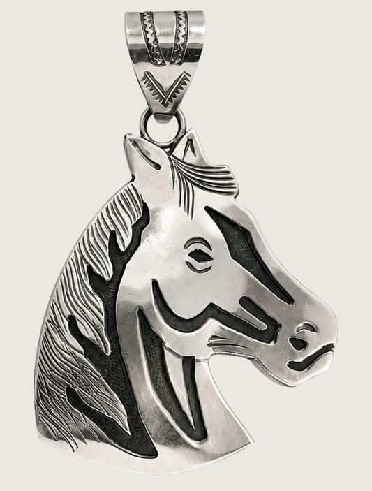 Sterling Silver Horse Pendant