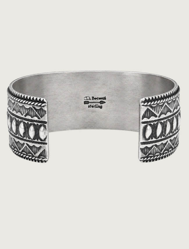 Darryl Becenti Sterling Silver Cuff Bracelet