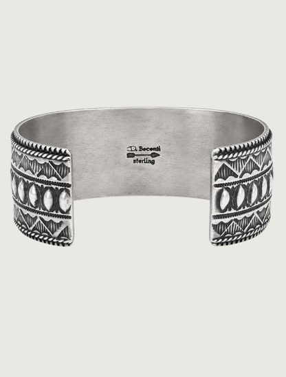 Darryl Becenti Sterling Silver Cuff Bracelet