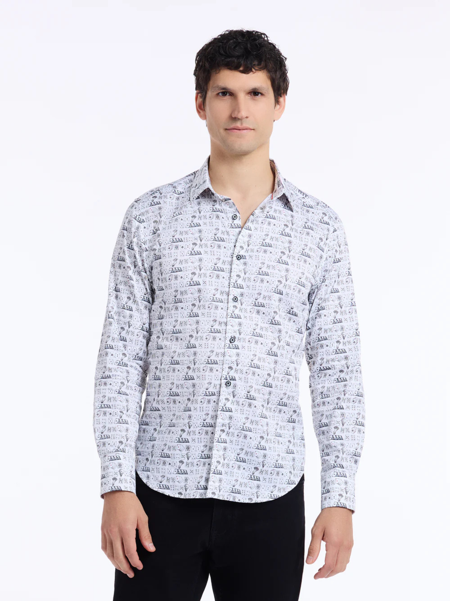 Robert Graham "52 Pick Up" Long Sleeve Woven Shirt