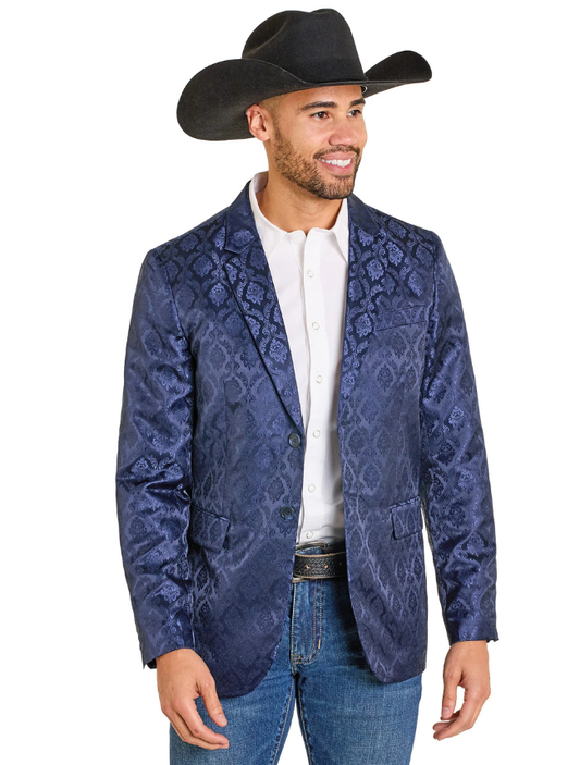 Rock & Roll Denim Men's Blue Jacquard Sport Coat