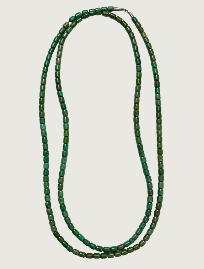 Sterling Silver Turquoise Beaded Necklace