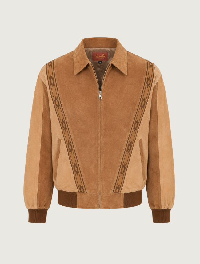 Scully Men's Two-Toned Boar Suede Rodeo Jacket