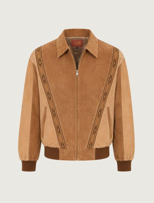 Scully Men's Two-Toned Boar Suede Rodeo Jacket