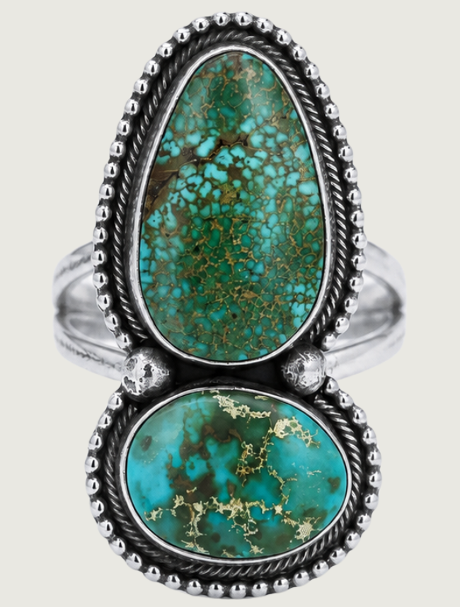 Darrin Livingston Sterling Silver & Turquoise Ring