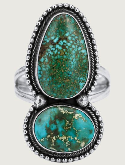 Darrin Livingston Sterling Silver & Turquoise Ring